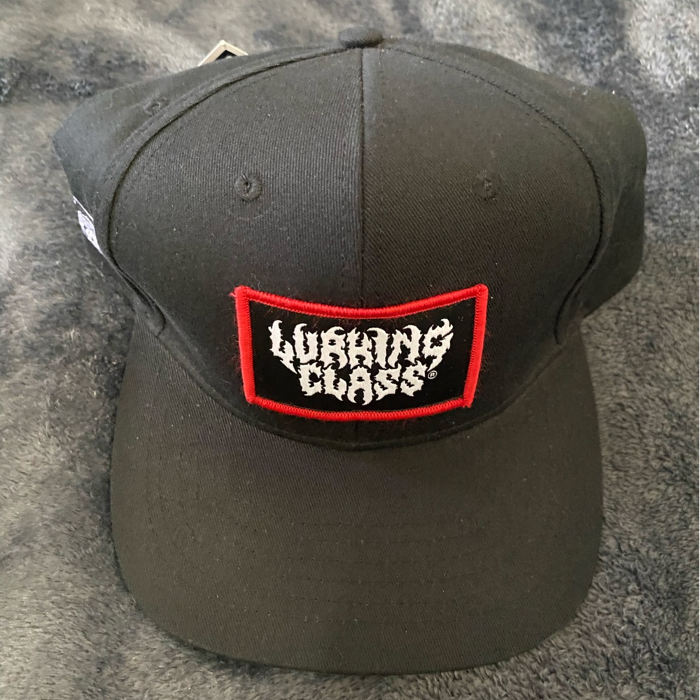 Lurking Class by Sketchy Tank Black & Red Trucker Hat